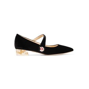 Fabulous Charlotte Olympia Uma Velvet Mary Janes!!